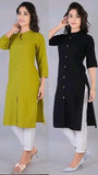 Cotton Straight kurti combo