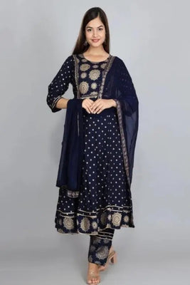 Anarkali Dupatta Set