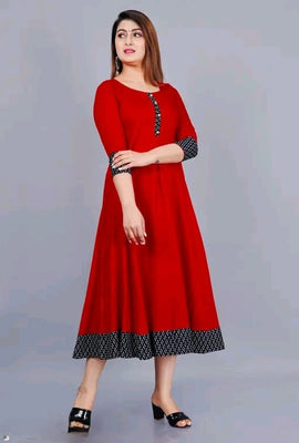 Rayon Graceful Kurtis