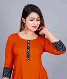 Rayon Graceful Kurtis