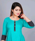 Rayon Graceful Kurtis