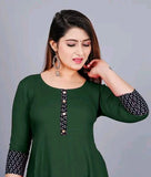 Rayon Graceful Kurtis