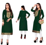 Cotton Blend Refined Kurtis - Pack of 2