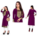 Cotton Blend Refined Kurtis - Pack of 2