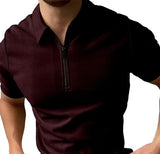 FTX Men's Solid Regular Polo Maroon Tshirts