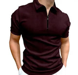 FTX Men's Solid Regular Polo Maroon Tshirts