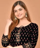 Rayon Black Kurti